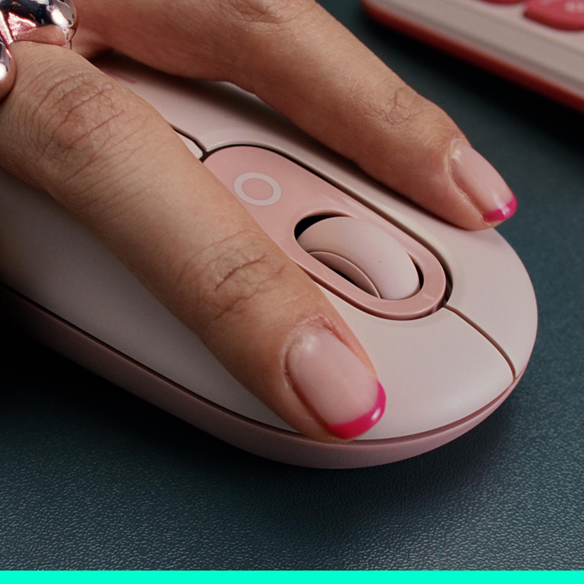 Pop Mouse - Customizable Emoji - Wireless - Rose