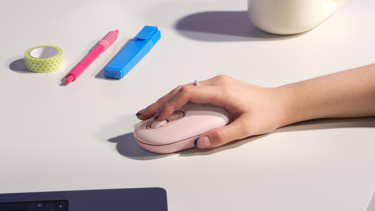 Pop Mouse - Customizable Emoji - Wireless - Rose