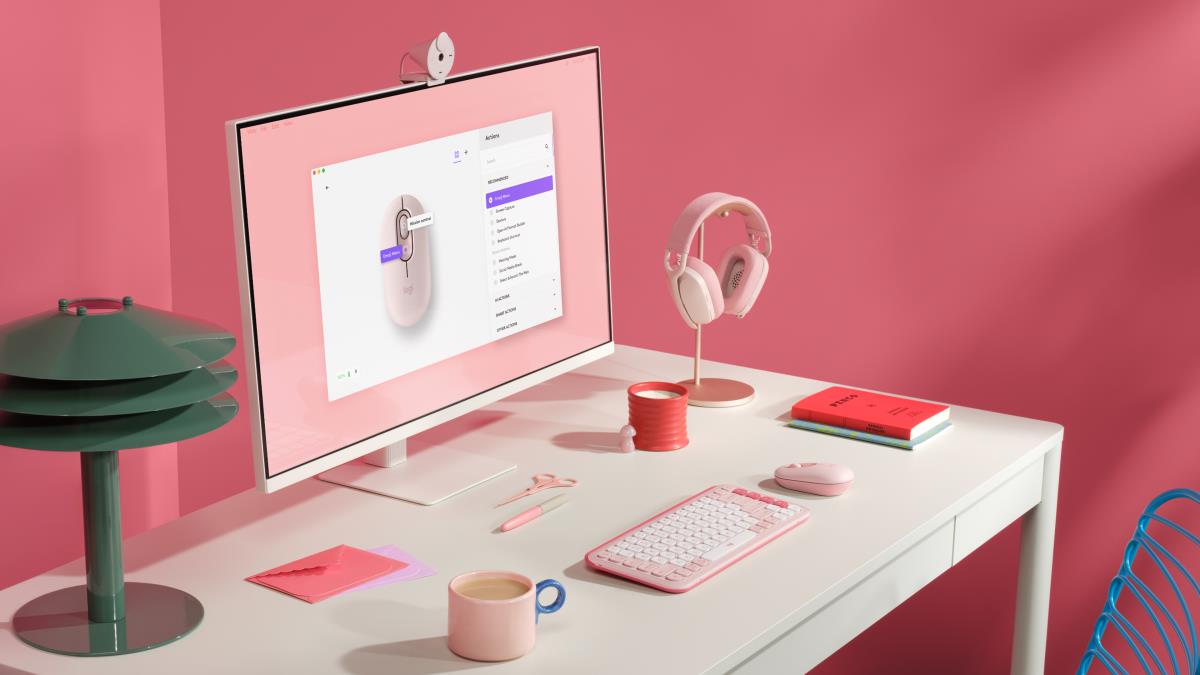 Pop Mouse - Customizable Emoji - Wireless - Rose