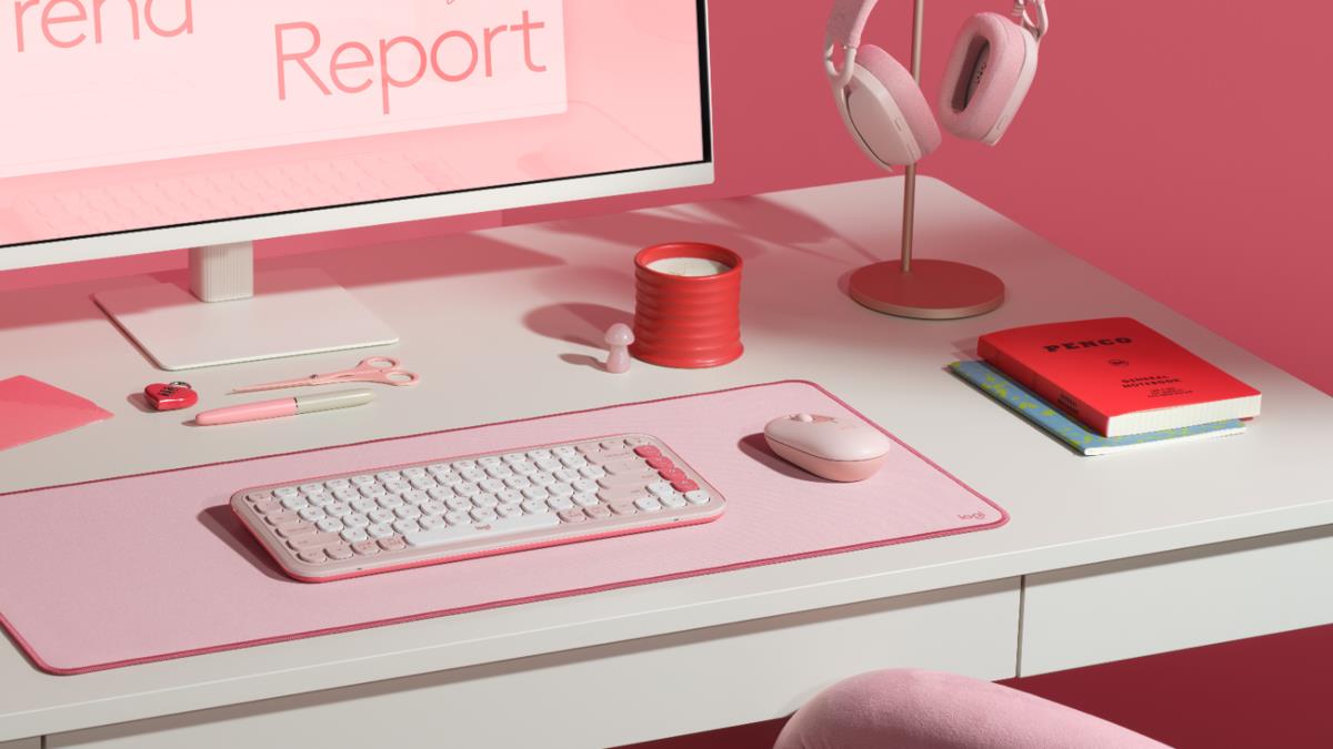 Pop Mouse - Customizable Emoji - Wireless - Rose