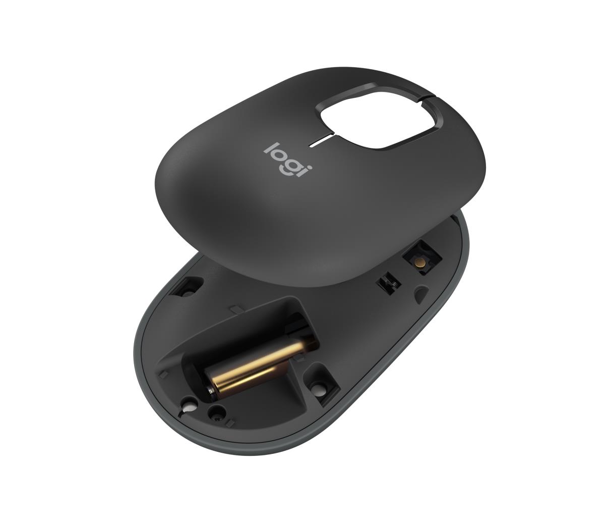 Pop Mouse - Customizable Emoji - Wireless - Graphite