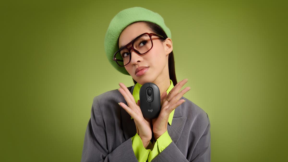 Pop Mouse - Customizable Emoji - Wireless - Graphite