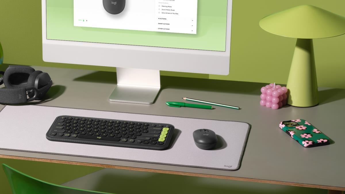 Pop Mouse - Customizable Emoji - Wireless - Graphite
