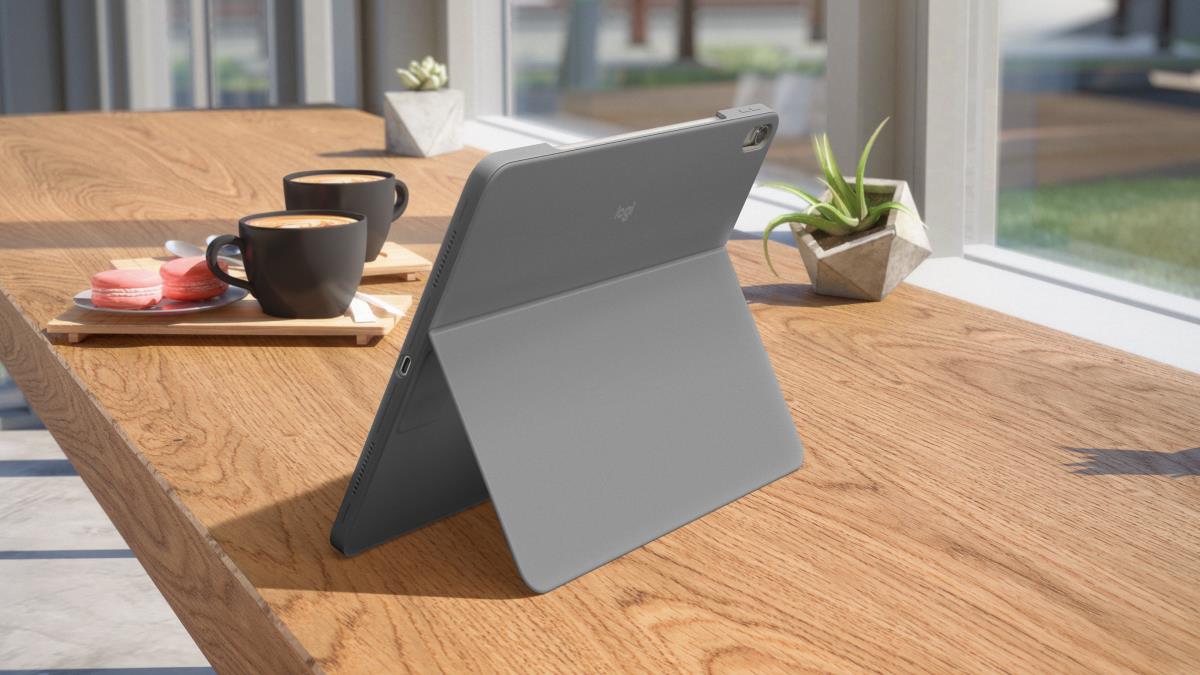 Combo Touch For iPad Air 13-in M2 - Oxford Grey - Azerty French