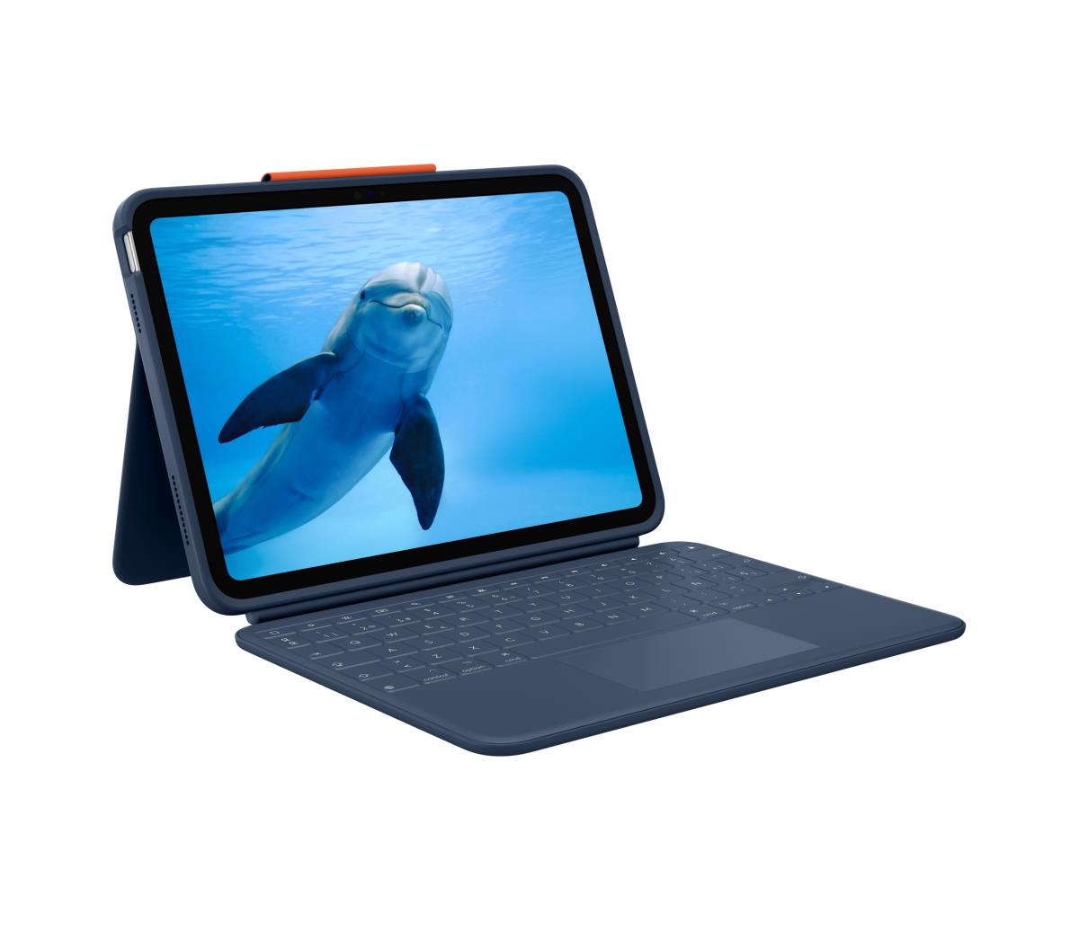 Rugged Combo 4 Touch For iPad 10thgen Classic Blue Qwerty Esp