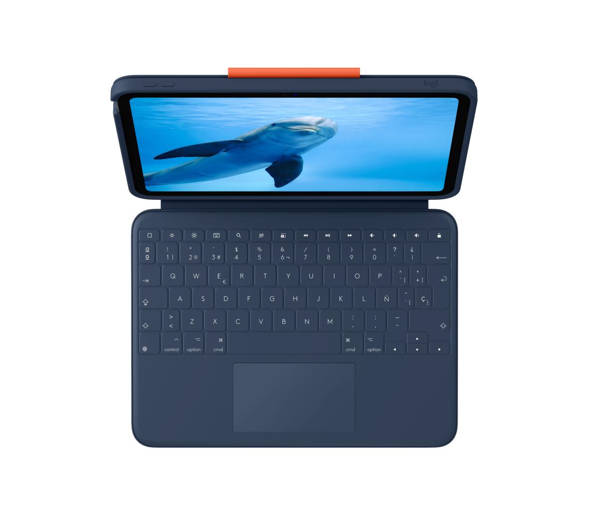 Rugged Combo 4 Touch For iPad 10thgen Classic Blue Qwerty Esp