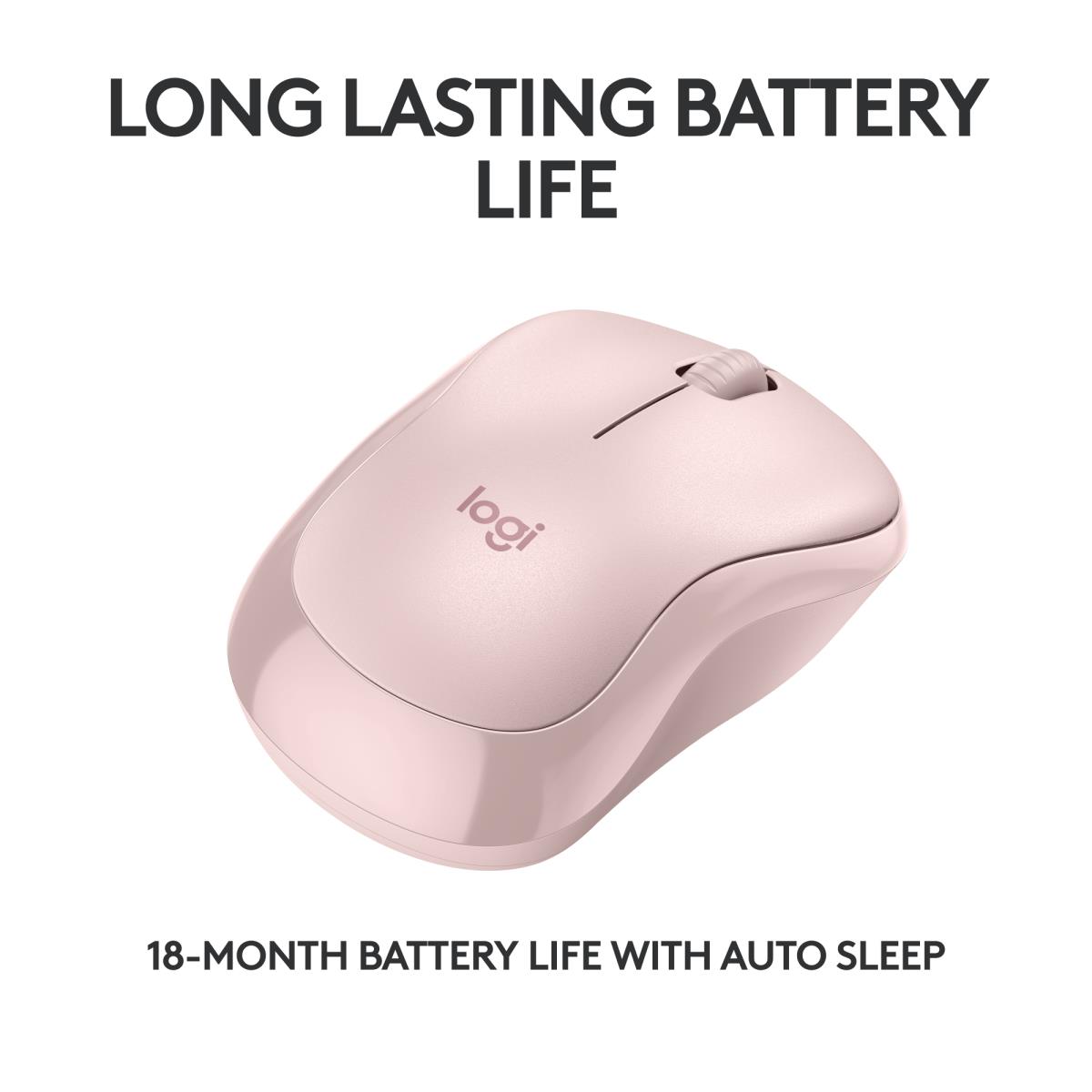 M240 Silent Mouse - Bluetooth - Pink