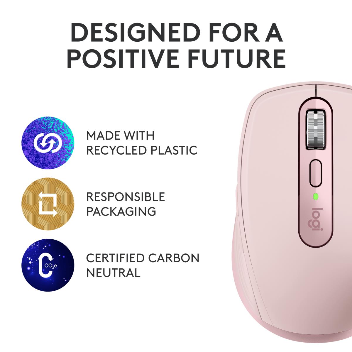 Mx Anywhere 3s Mouse Rose