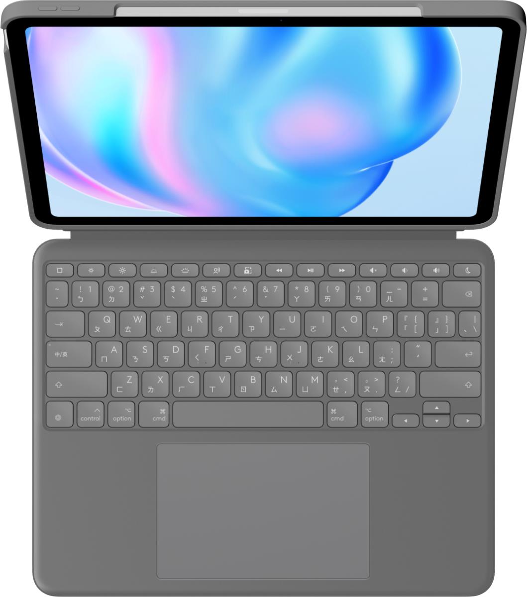 Combo Touch For iPad Air 13-in M2 - Oxford Grey - Qwertz Suisse