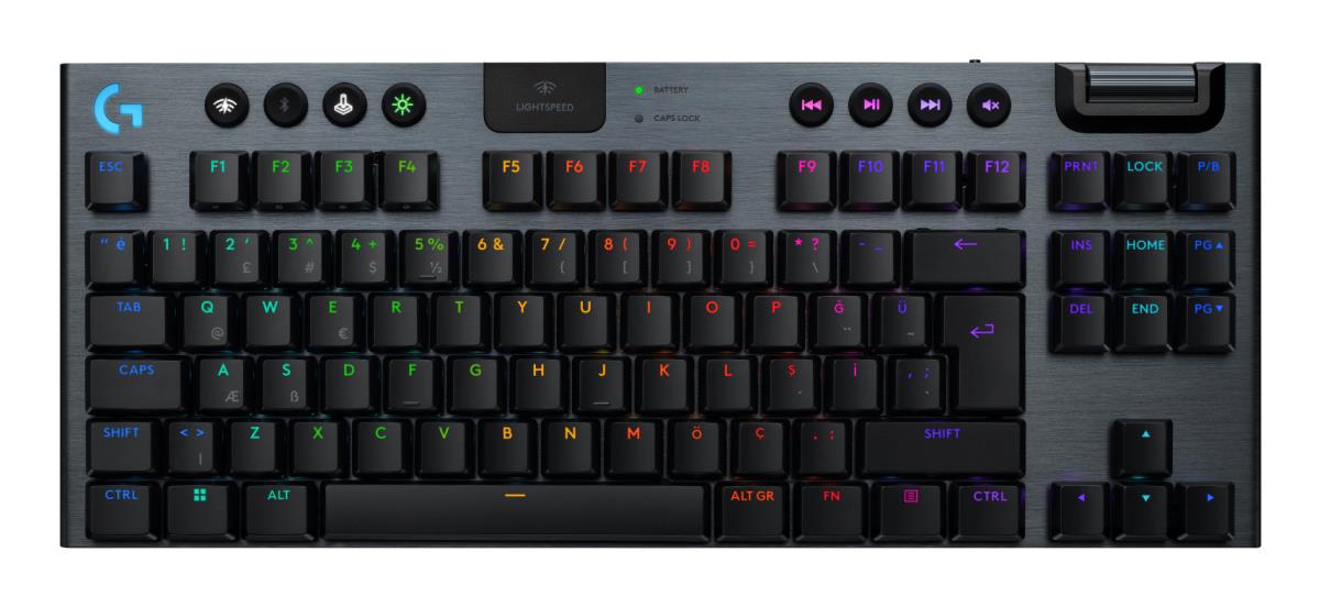 G915 X Lightspeed Wireless RGB Mechanical Gaming Keyboard Black Qwerty Us/int'lernational Tactile