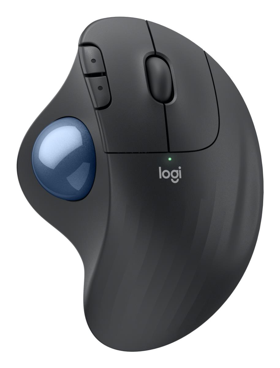 Ergo M575s Wireless Trackball - Graphite+blue Ball