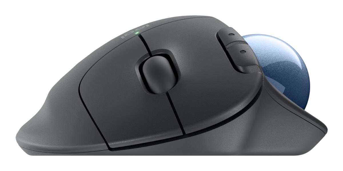 Ergo M575s Wireless Trackball - Graphite+blue Ball