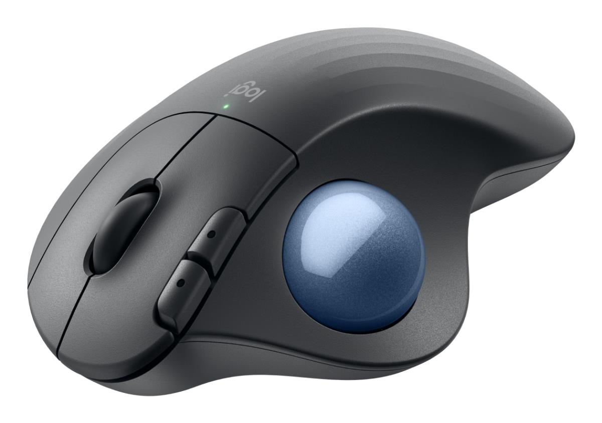 Ergo M575s Wireless Trackball - Graphite+blue Ball