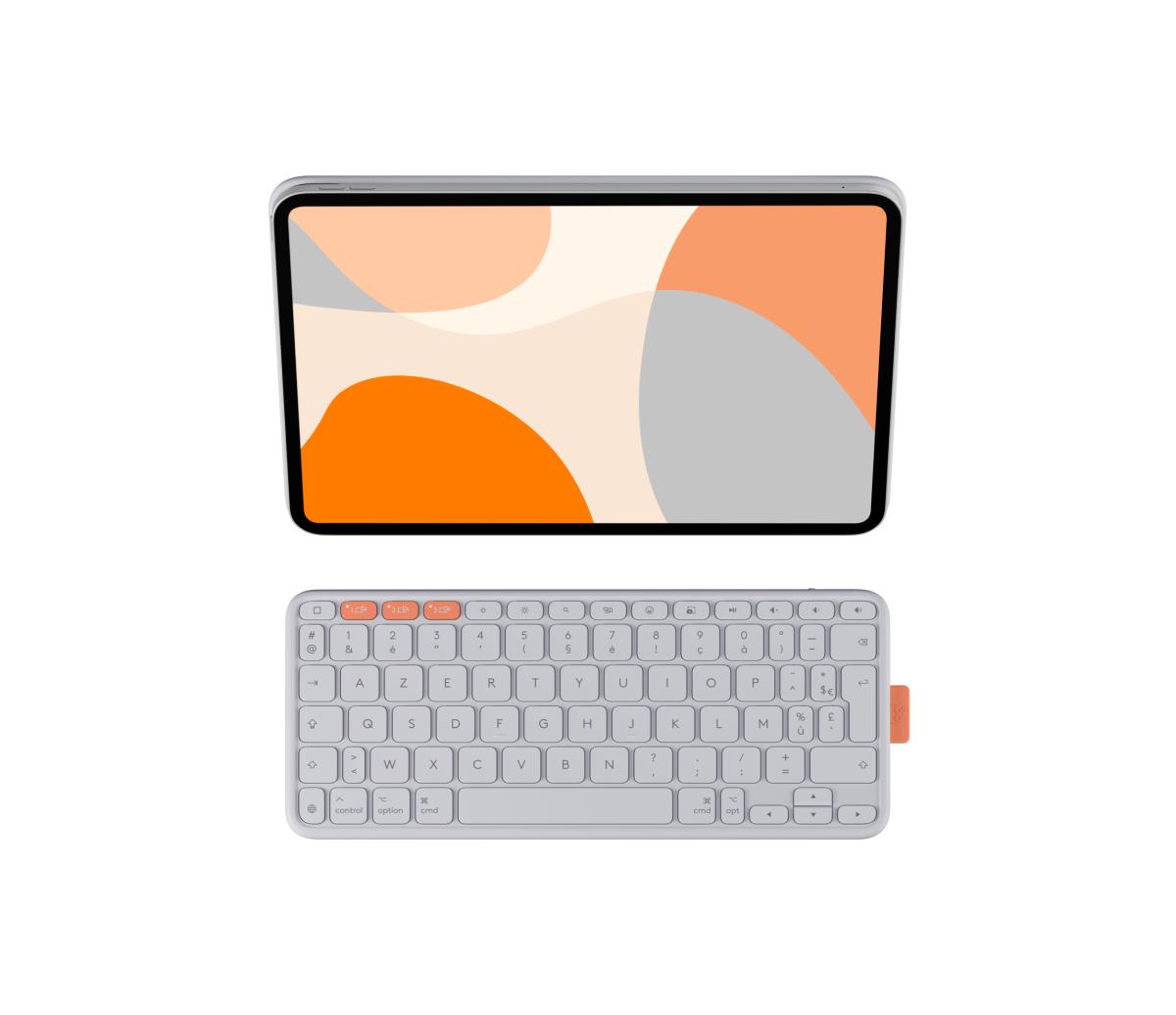 Flip Folio Pale Grey - iPad Pro 11-in (M4) iPad Air 11-in (M2 & M3) iPad Air (5th gen) - Azerty FR