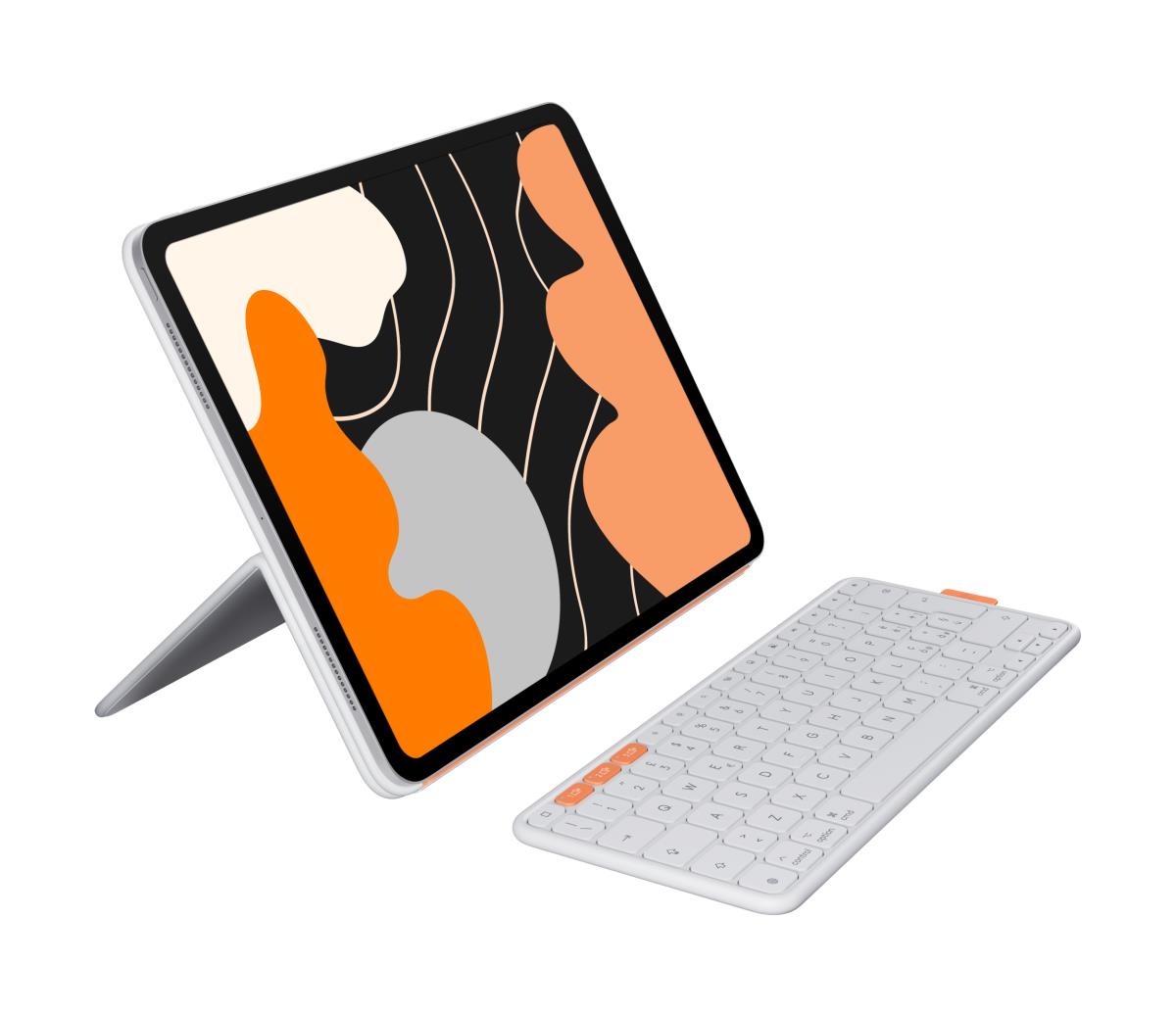Flip Folio Pale Grey - iPad Pro 13-in (M4) iPad Air 13-in (M2 & M3) Qwerty It