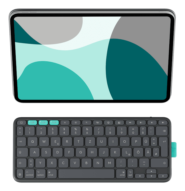 Flip Folio Graphite - iPad Pro 11-in (M4) iPad Air 11-in (M2 & M3) iPad Air (5th gen) - Qwertz De
