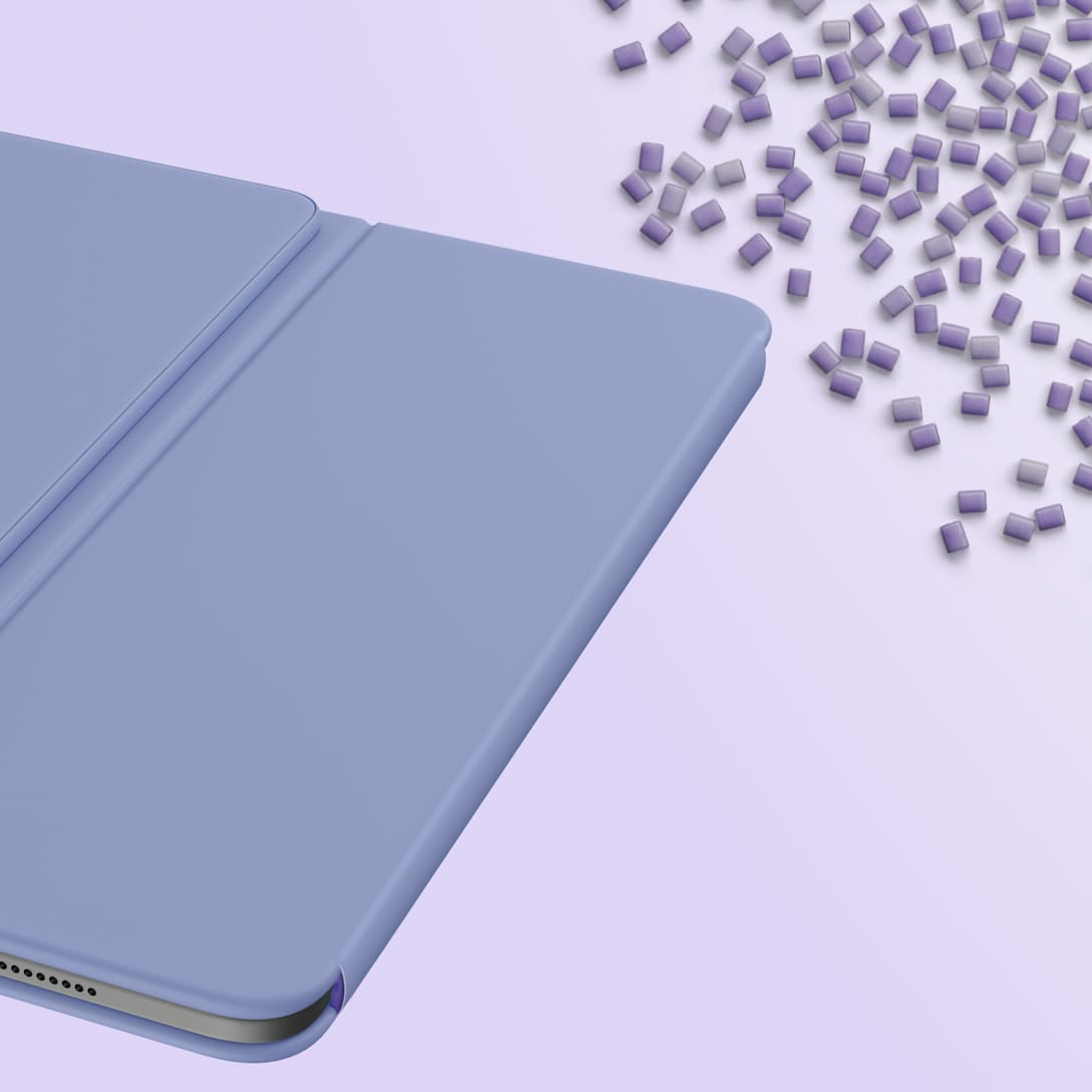 Flip Folio Pale Grey - iPad Pro 13-in (M4) iPad Air 13-in (M2 & M3) - Qwertz De