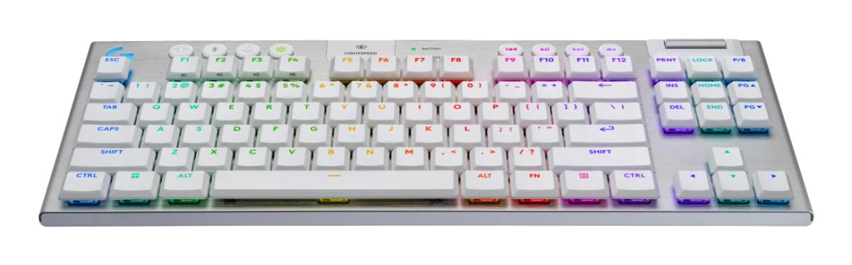 G915 X Lightspeed TKL Wireless Low Profile Gaming Keyboard White Tactile - Qwertz Deutsch