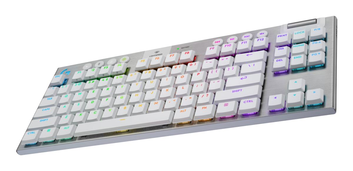 G915 X Lightspeed TKL Wireless Low Profile Gaming Keyboard White Tactile - Qwertz Deutsch