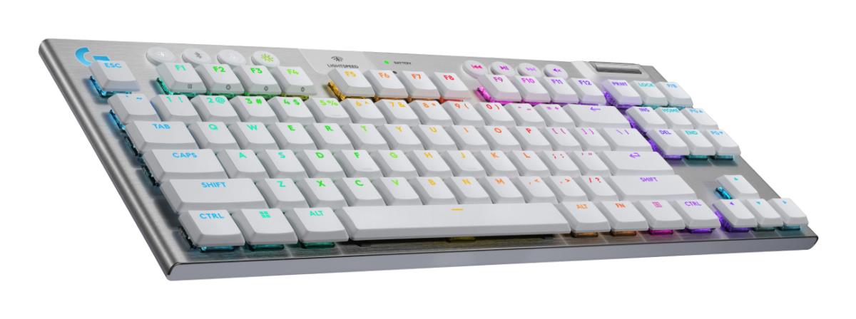 G915 X Lightspeed TKL Wireless Low Profile Gaming Keyboard White - Tactile - Qwerty UK