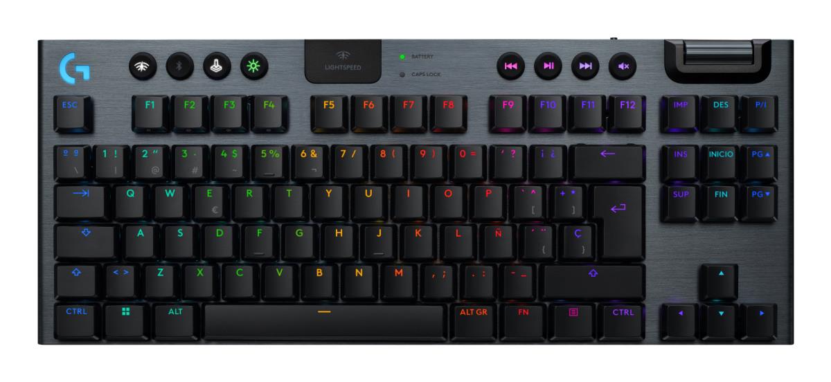 G915 X Lightspeed Wireless Low Profile Gaming Keyboard Black Tactile Qwerty ESP