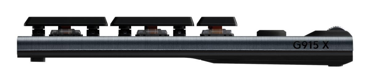 G915 X Lightspeed Wireless Low Profile Gaming Keyboard Black Tactile Qwerty Dansk/ Norsk/ Svenska/ Suomalainen