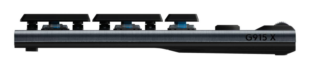 G915 X Lightspeed Wireless Low Profile Gaming Keyboard Black Clicky Qwerty UK