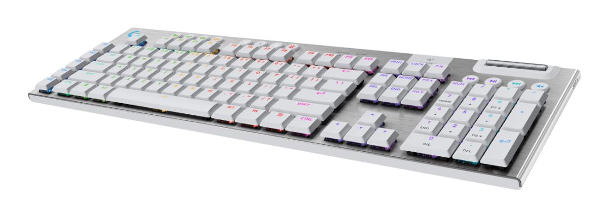 G915 X Lightspeed Wireless Low Profile Gaming Keyboard White Linear Qwertz Deutsch