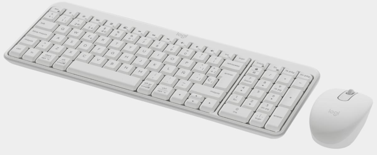 MK250 Compact Bluetooth Keyboard - Off-white - Qwerty Esp