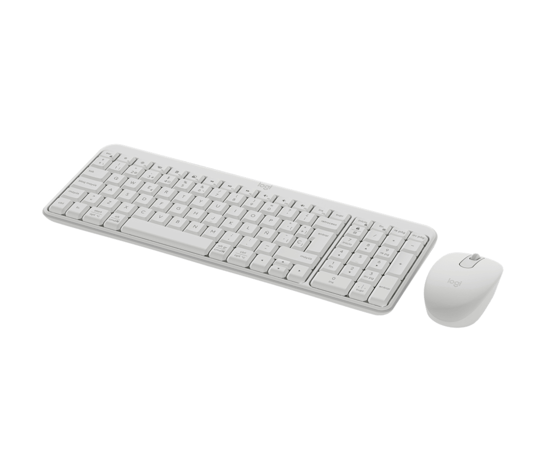 MK250 Compact Bluetooth Keyboard - Off-white - Qwerty Esp