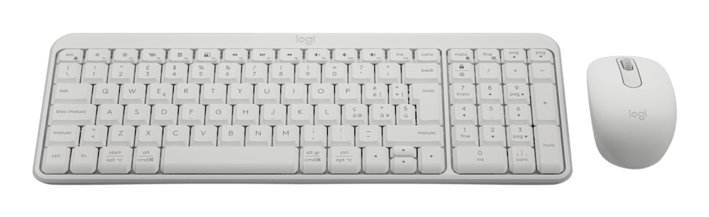 Mk250 Compact Bluetooth Keyboard - Off-white - Qwerty IT