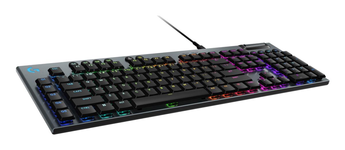 G915 X USB-A Wired Low Profile Gaming Keyboard Tactile Black Qwerty Dansk/ Norsk/ Svenska/ Suomalainen