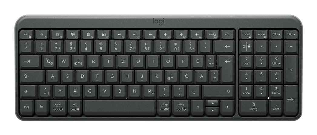 K250 Compact Bluetooth Keyboard - Qwertz Deutsch