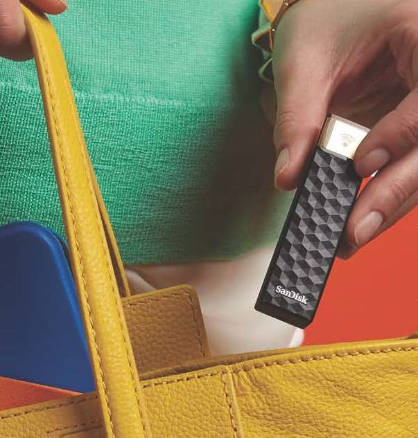 CONNECT WIRELESS STICK - 128GB USB Stick - Wi-Fi + USB 2.0