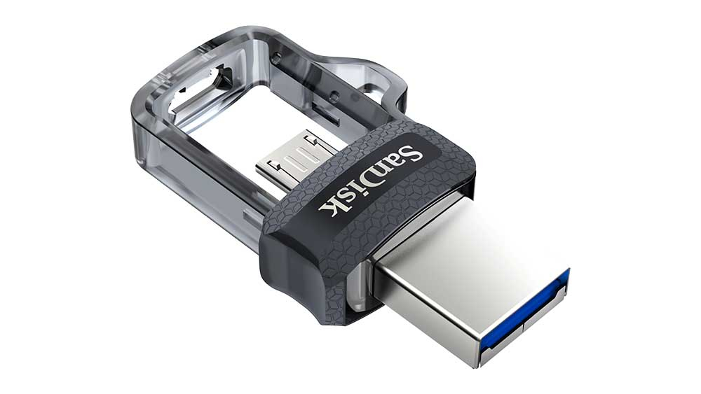 SanDisk ULTRA DUAL DRIVE M3.0 - 32GB USB Stick - micro-USB / USB 3.0