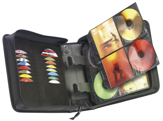 Cd Wallet Cdw208 Nylon Black 208cds