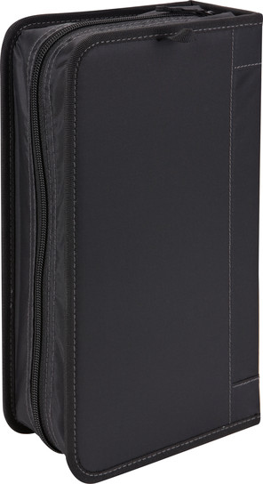 Cd Wallet Nylon Black Holds Up To 92cds