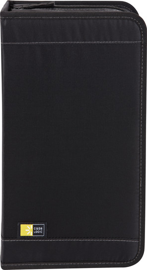Cd Wallet Nylon Black Holds Up To 92cds