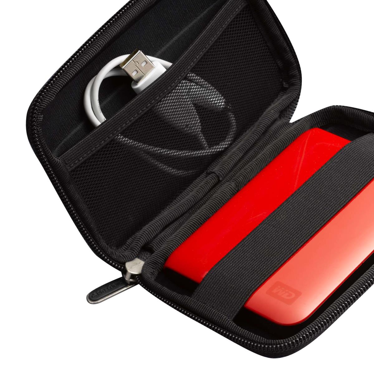 Portable Eva Hard Drive Case Qhdc-101 Black