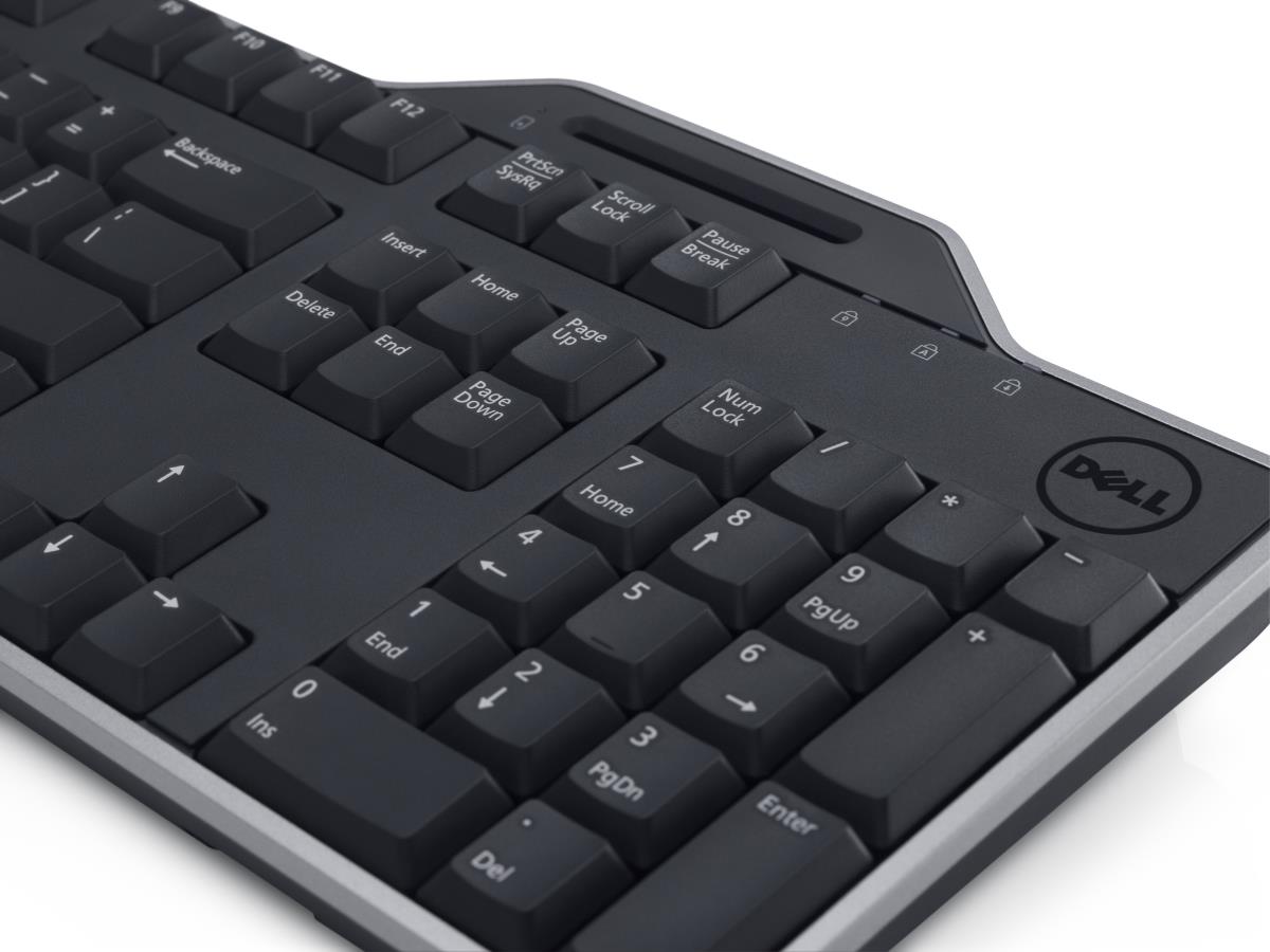 Smartcard Reader - Kb813 - USB Keyboard - Black - Qwerty Us Intl