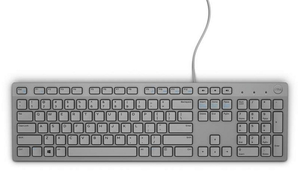 Multimedia Keyboard-kb216 - Grey - Qwerty Uk