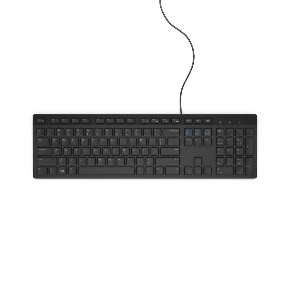 Multimedia Keyboard-kb216 - Black - Qwerty Us/int'l (580-adhk)