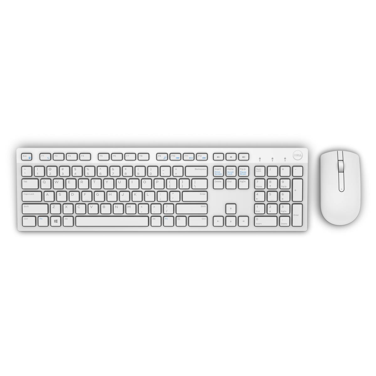 Wireless Keyboard And Mouse-km636 - French (azerty) - White