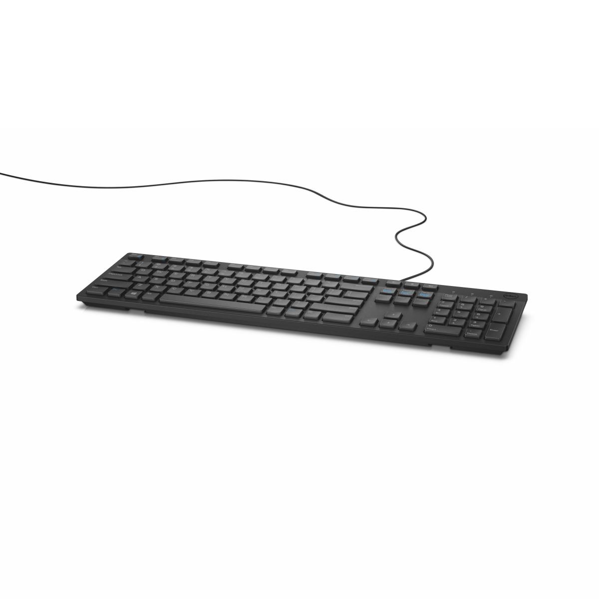 Kb216 Multimedia Keyboard USB - Black - Qwertzu German