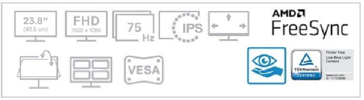 Desktop Monitor - S2421hn - 24in - Fhd - 920 X 1080