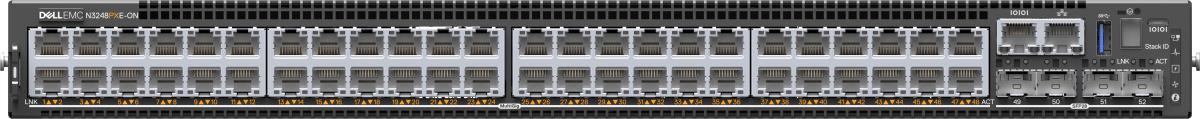 Switch N3248pxe-on 48x1/2.5/5/10g Rj-45 4x25g Sfp28 2x100
