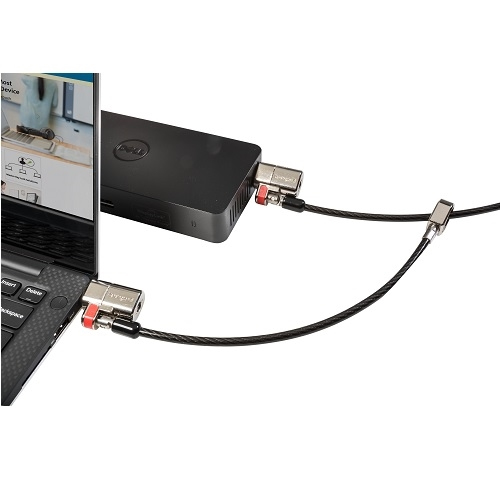 Kensington Clicksafe Keyed Twin Lock - Security Cable Lock Set