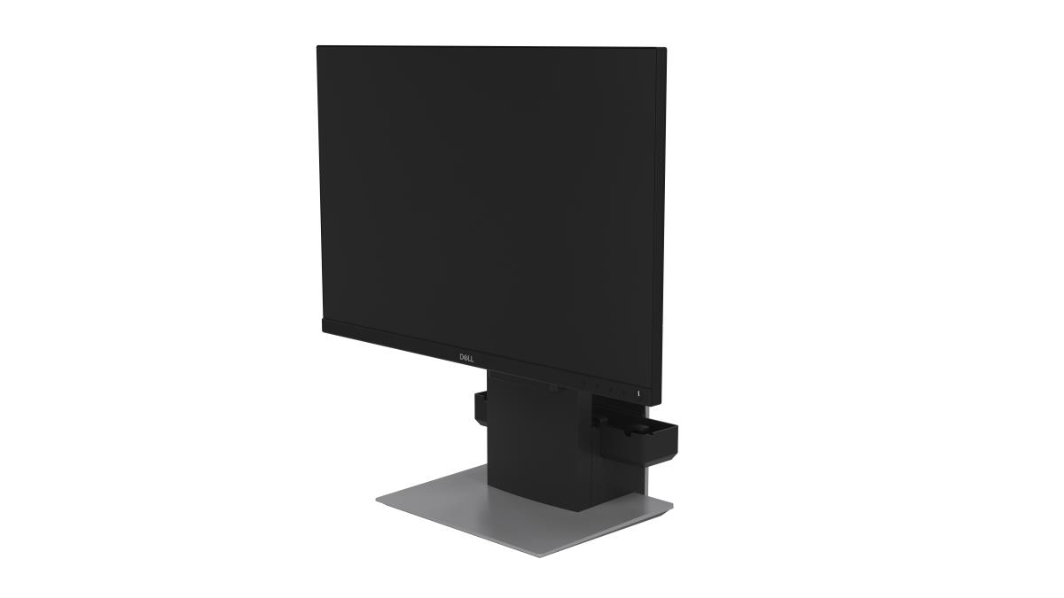 Monitor Stand - Desktop - 19in-27in - Platinum Silver