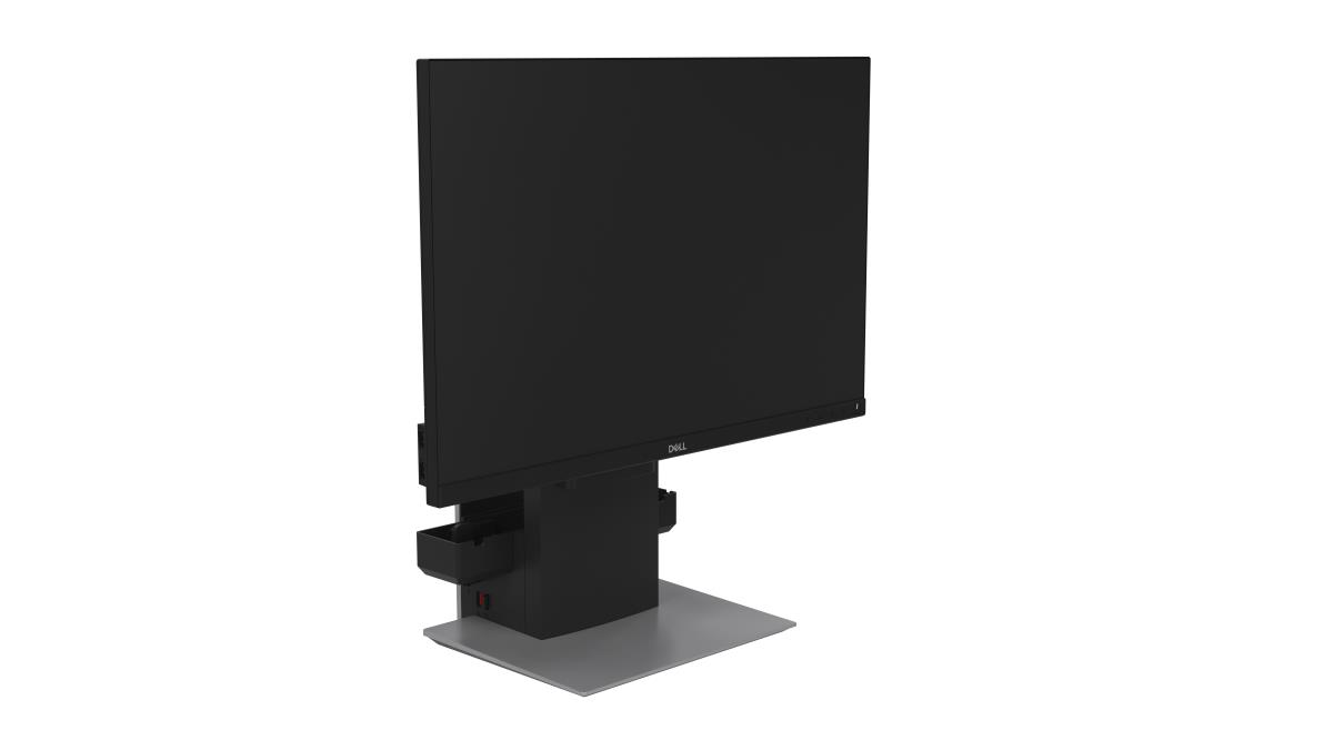 Monitor Stand - Desktop - 19in-27in - Platinum Silver