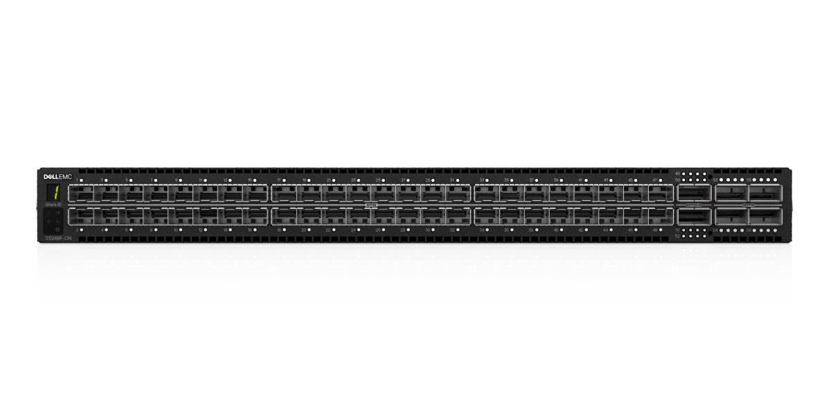 Switch  Emc S5248f-on 48x25gbe Sfp28  4x100gbe Qsfp28  2x100gbe Qsfp-dd  Io To Psu  2xpsu  Os10
